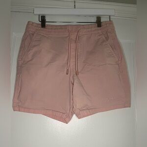 Hollister Pink Drawstring Jogger Shorts 7”